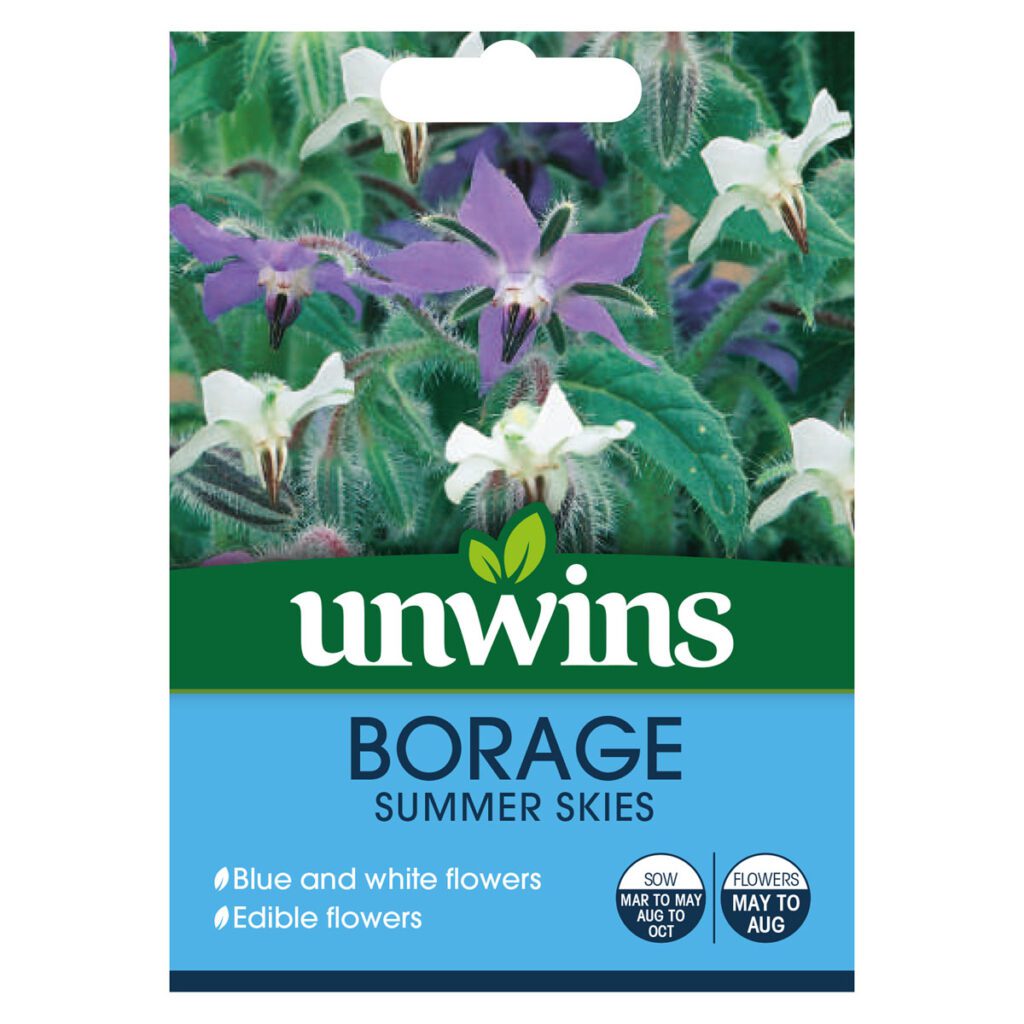 Unwins Borage Summer Skies Seeds 5051618010337 2